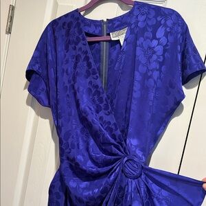 Vintage Pat Argenti Silk Dress - Size 6